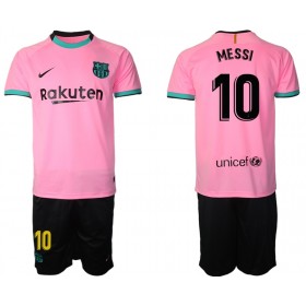 FC Barcelona Fodboldtrøjer Lionel Messi 10 Børn 3. sæt 2020/21 Kort ærmer